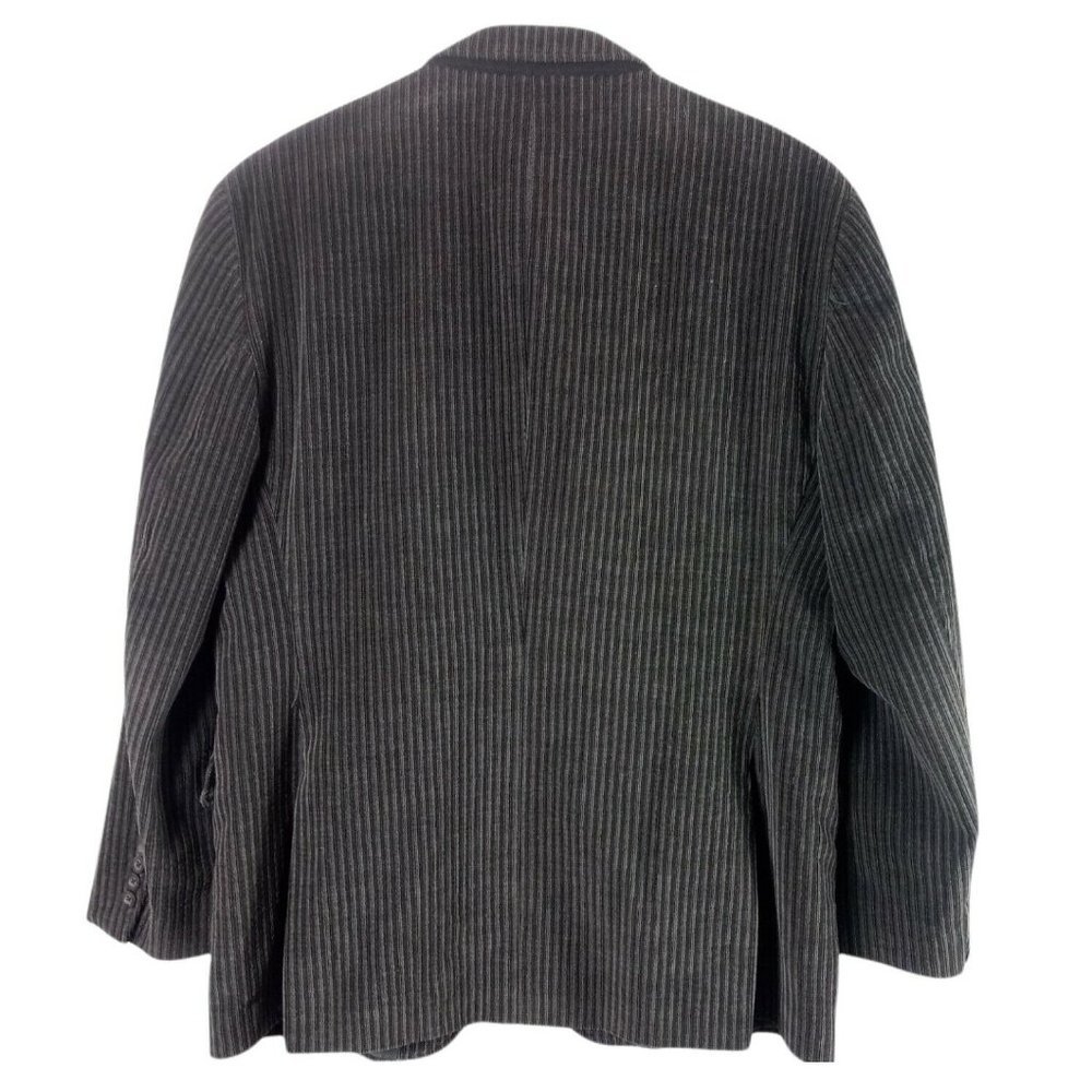 J Ferrar Mens Corduroy Sports Coat Blazer Brown 42S Inner Pockets Ribbed Lined - Picture 3 of 7